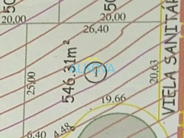 Terreno com 546m², à venda, no bairro Jardim Califórnia em Jacareí