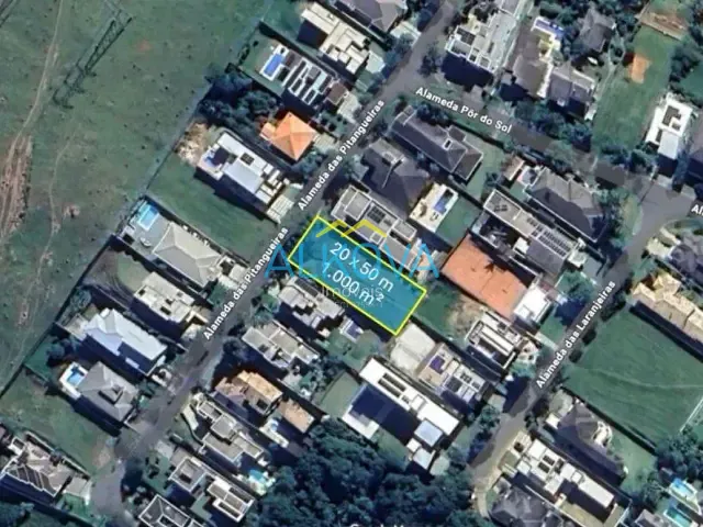 Terreno com 1000m², à venda, no bairro Condomínio Residencial Mirante do Vale em Jacareí