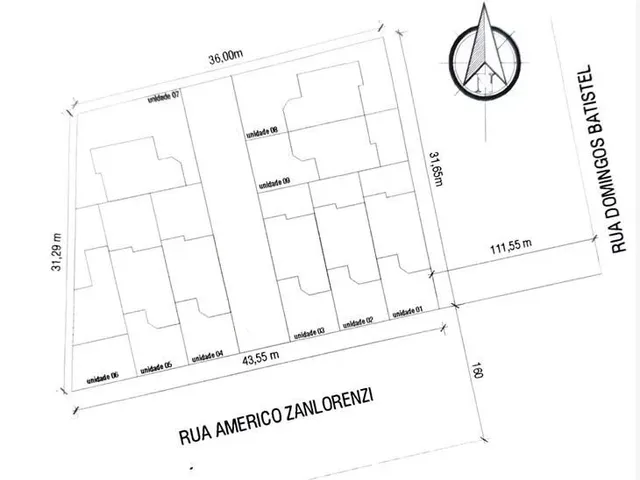 Terreno com 1007m², à venda, no bairro Jardim Céu Azul em Campo Largo
