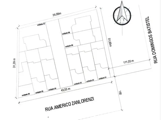Terreno com 1007m², à venda, no bairro Jardim Céu Azul em Campo Largo