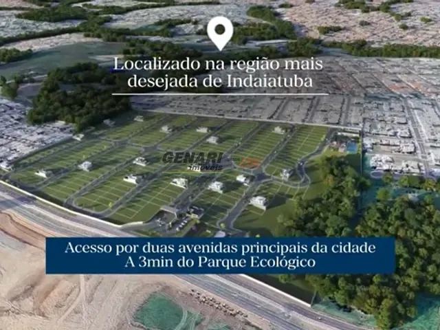 Terreno com 300m², à venda, no bairro Jardim Residencial Alphnac em Indaiatuba