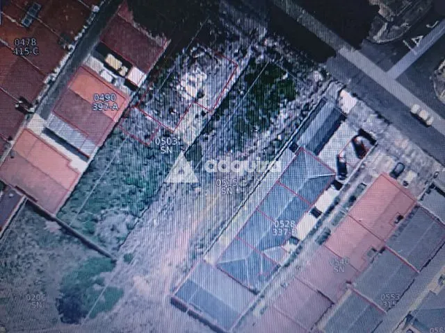 Terreno com 545m², à venda, no bairro Estrela em Ponta Grossa