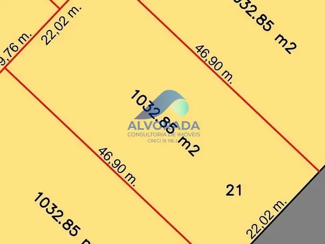 Terreno com 1033m², à venda, no bairro Rio Abaixo em Jacareí