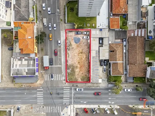 Terreno com 560m², à venda, no bairro Juvevê em Curitiba