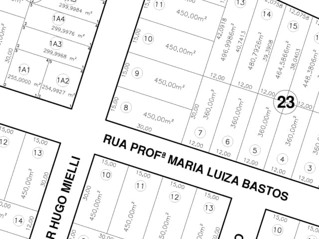 Terreno à venda, no bairro Jardim das Cerejeiras em Campo Grande