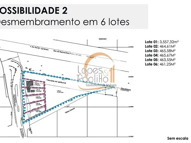 Terreno com 3600m², à venda, no bairro Jardim dos Pinheiros em Atibaia