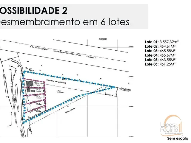 Terreno com 3574m², à venda, no bairro Jardim dos Pinheiros em Atibaia