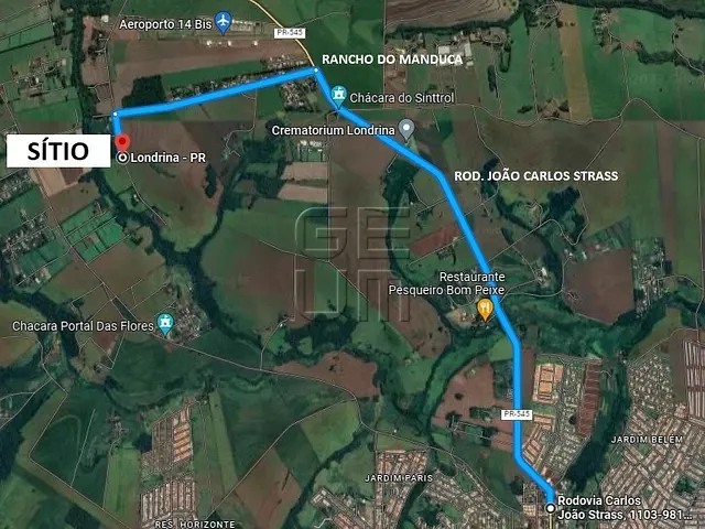 Terreno com 145200m², à venda, no bairro Warta em Londrina