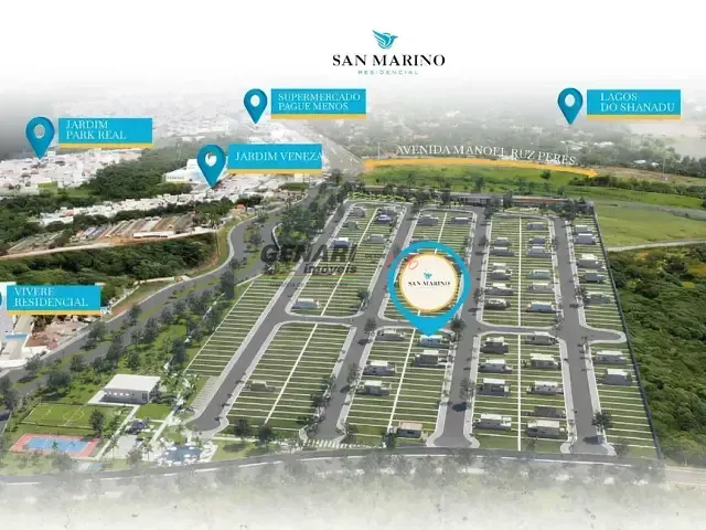 Terreno com 150m², à venda, no bairro Terras de San Marino em Indaiatuba
