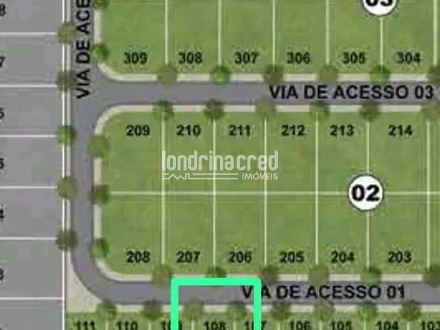 Terreno com 260m², à venda, no bairro Jardim Morumbi em Londrina