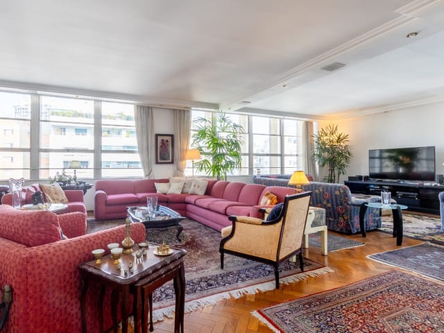 Apartamento com 275m² 4 quartos e 5 banheiros, à venda, no bairro Higienópolis em São Paulo