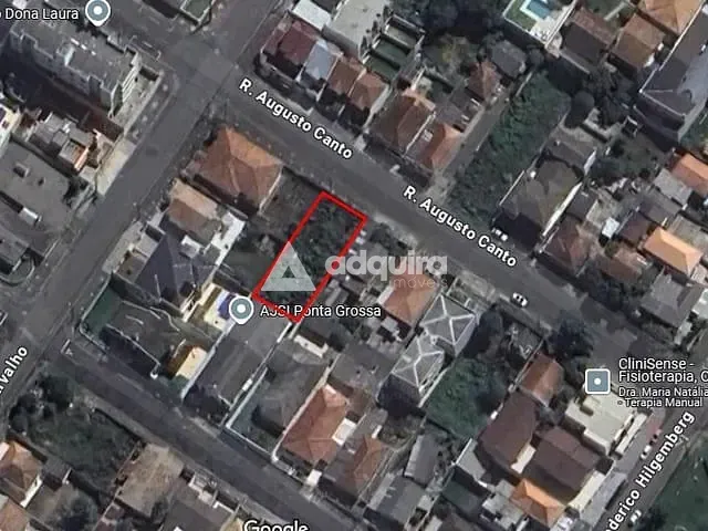 Terreno com 462m², à venda, no bairro Jardim Carvalho em Ponta Grossa