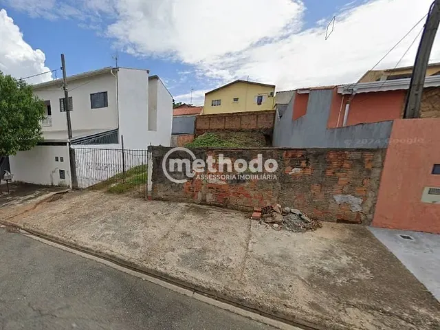 Terreno com 250m², à venda, no bairro Jardim Santa Lúcia em Campinas