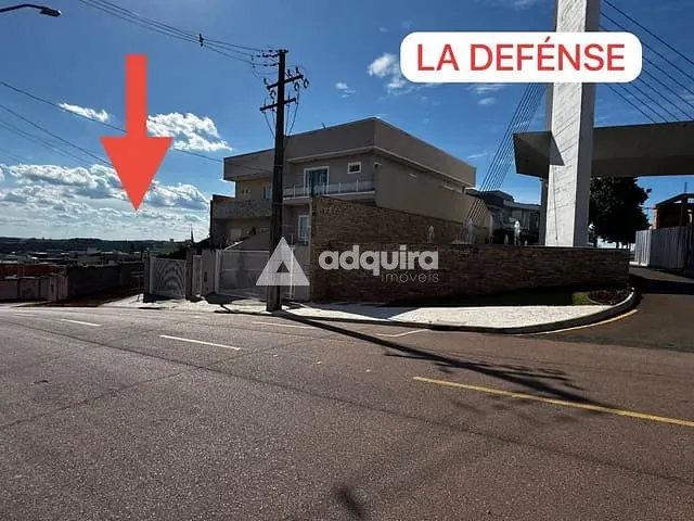 Terreno com 544m², à venda, no bairro Estrela em Ponta Grossa