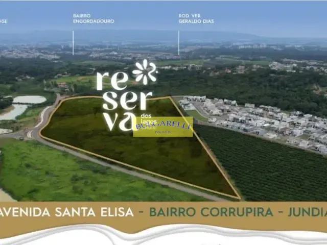 Terreno com 154m², à venda, no bairro Corrupira em Jundiaí