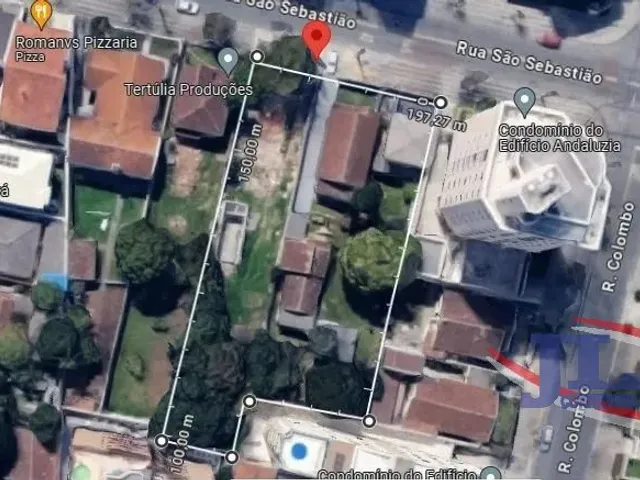 Terreno para alugar, no bairro Ahú em Curitiba