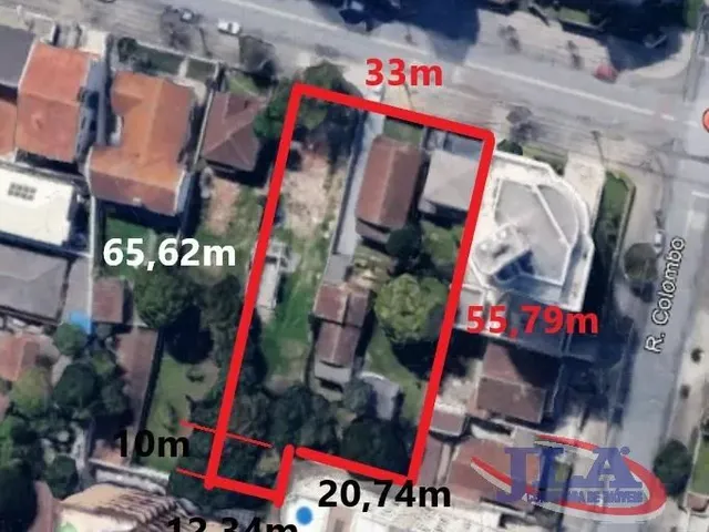 Terreno para alugar, no bairro Ahú em Curitiba