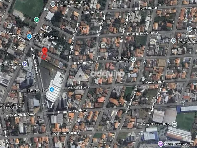 Terreno com 360m², à venda, no bairro Orfãs em Ponta Grossa