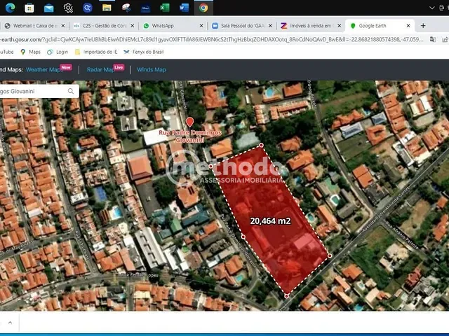 Terreno com 20272m², à venda, no bairro Parque Taquaral em Campinas