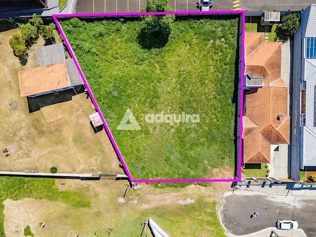 Terreno com 1112m², à venda, no bairro Jardim Carvalho em Ponta Grossa