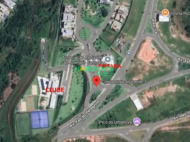Terreno com 486m², à venda, no bairro Condomínio Residencial Alphaville I em São José dos Campos