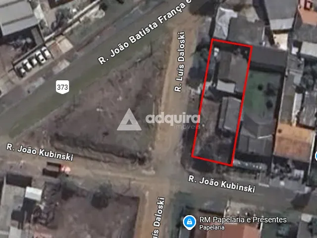 Terreno com 560m², à venda, no bairro Boa Vista em Ponta Grossa
