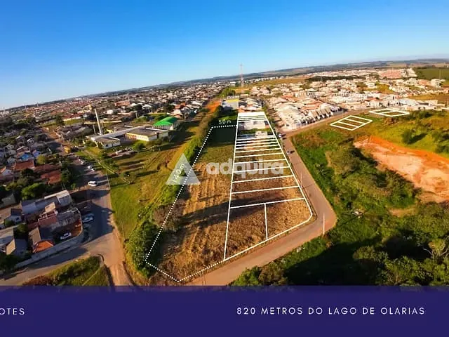 Terreno com 4830m², à venda, no bairro Cará-cará em Ponta Grossa