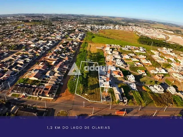 Terreno com 3936m², à venda, no bairro Cará-cará em Ponta Grossa