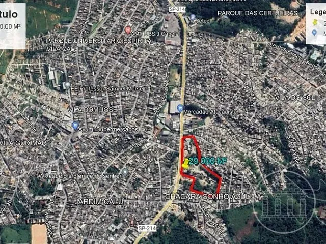 Terreno com 29000m², à venda, no bairro Parque do Lago em São Paulo