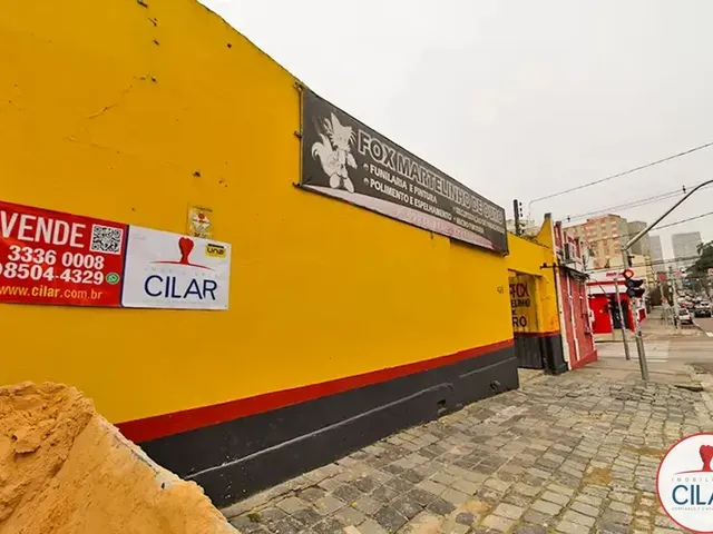 Terreno com 503m², à venda, no bairro São Francisco em Curitiba