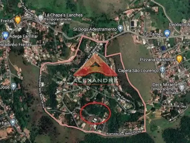 Terreno com 2505m², à venda, no bairro Freitas em São José Dos Campos