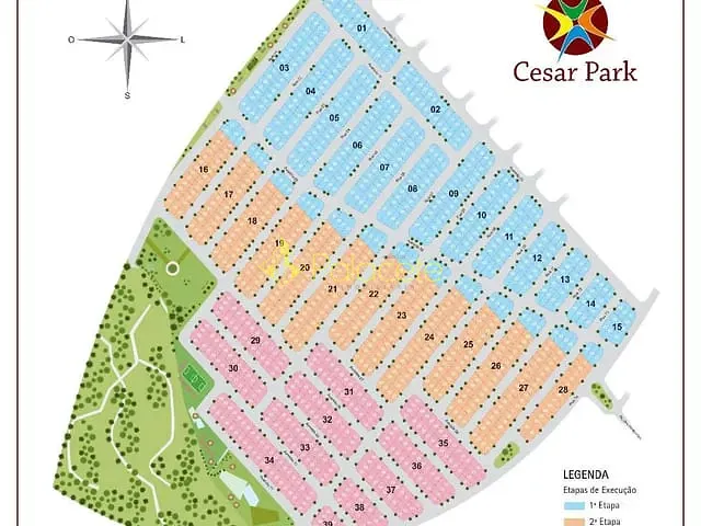 Terreno com 200m², à venda, no bairro Cesar Park em Pindamonhangaba