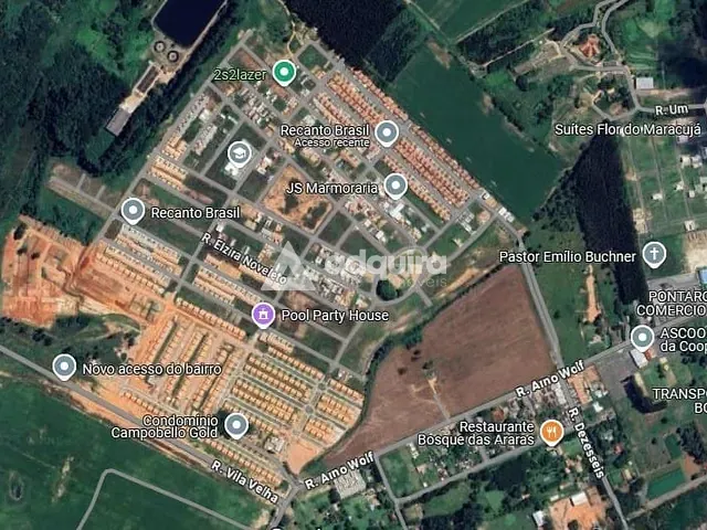 Terreno com 240m², à venda, no bairro Colônia Dona Luíza em Ponta Grossa