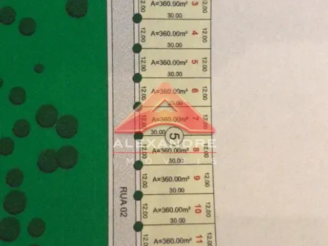 Terreno com 360m², à venda, no bairro Vila São João em Caçapava