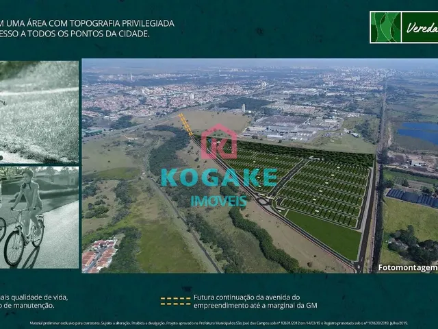 Terreno com 250m², à venda, no bairro Eugênio de Mello em São José Dos Campos