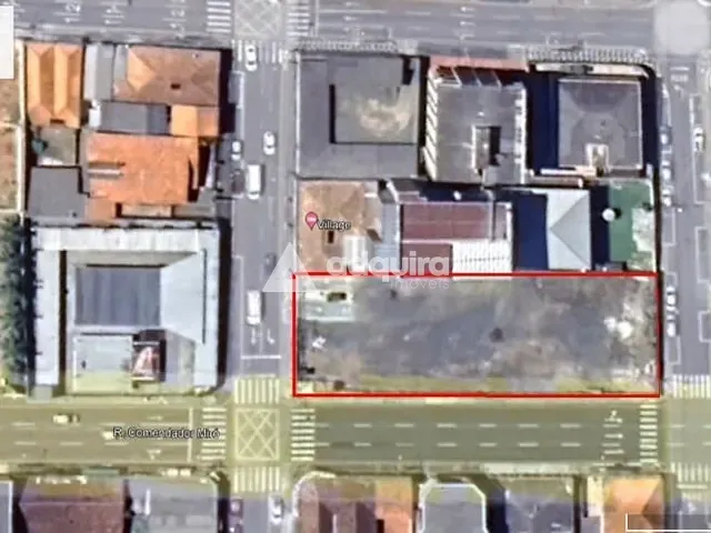 Terreno com 1408m², à venda, no bairro Centro em Ponta Grossa