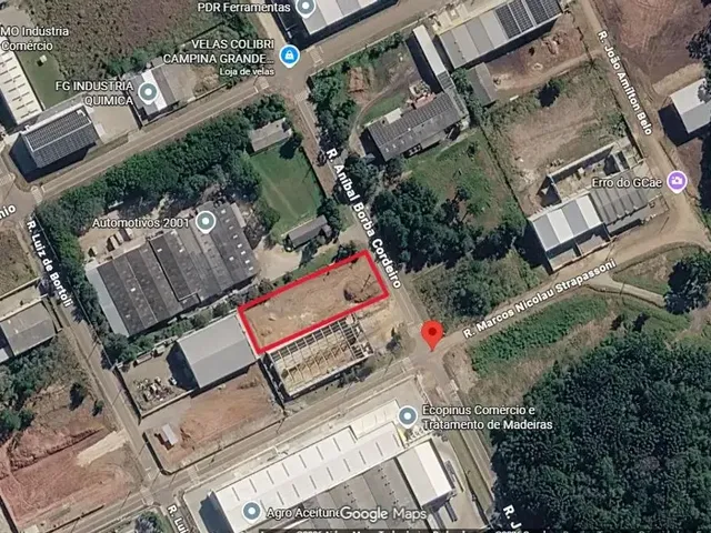 Terreno com 2100m², para alugar, no bairro Área Industrial em Campina Grande Do Sul
