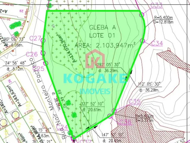 Terreno com 2104m², à venda, no bairro São Geraldo em Aparecida