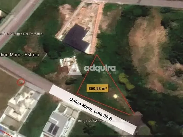 Terreno com 890m², à venda, no bairro Estrela em Ponta Grossa
