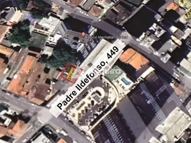 Terreno com 392m², à venda, no bairro Centro em Ponta Grossa