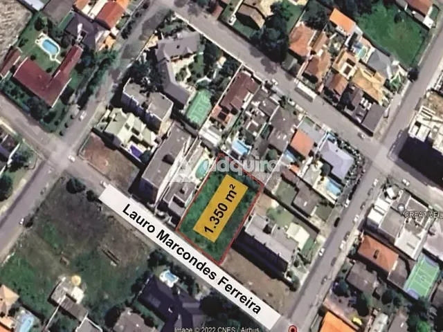 Terreno com 1350m², à venda, no bairro Jardim Carvalho em Ponta Grossa