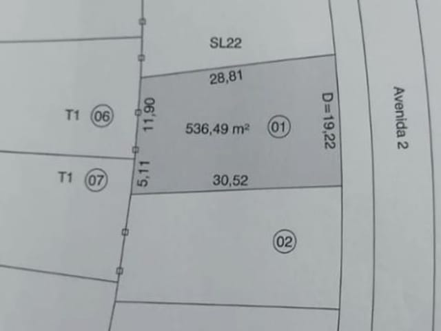 Terreno com 536m², à venda, no bairro Condomínio Residencial Alphaville I em São José dos Campos