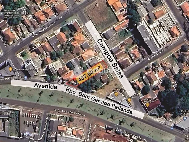 Terreno com 488m², à venda, no bairro Uvaranas em Ponta Grossa