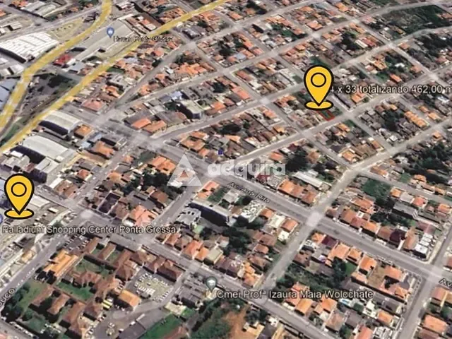 Terreno com 462m², à venda, no bairro Uvaranas em Ponta Grossa