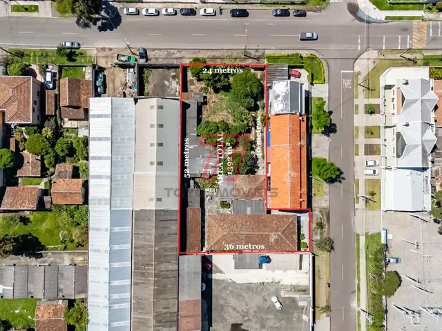 Terreno com 1392m², à venda, no bairro Fanny em Curitiba