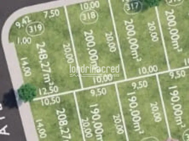 Terreno com 200m², à venda, no bairro Condomínio Villa Noah em Londrina