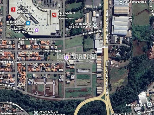Terreno com 337m², à venda, no bairro Garden Park Residence em Londrina