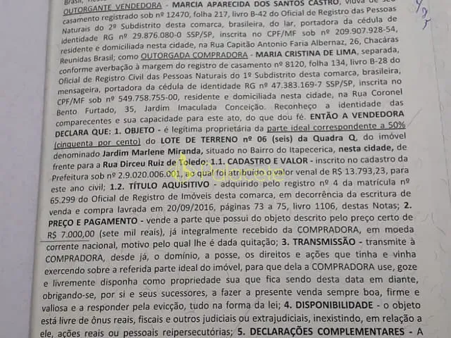 Terreno com 125m², à venda, no bairro Jardim Marlene Miranda em Taubaté