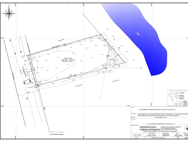 Terreno com 1340m², à venda, no bairro Campo Comprido em Curitiba