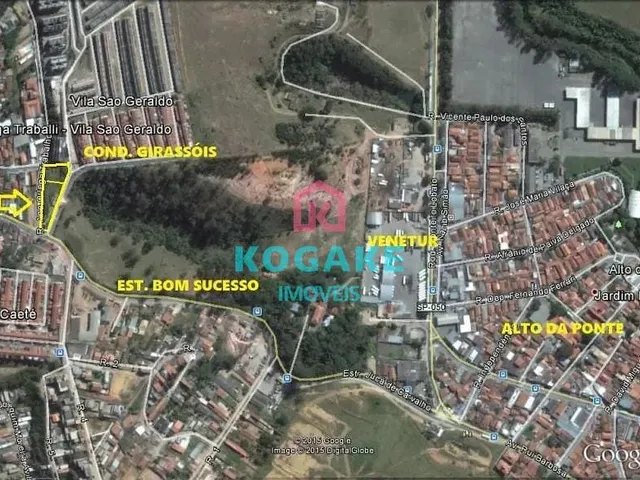 Terreno com 2033m², à venda, no bairro Vila São Geraldo em São José Dos Campos